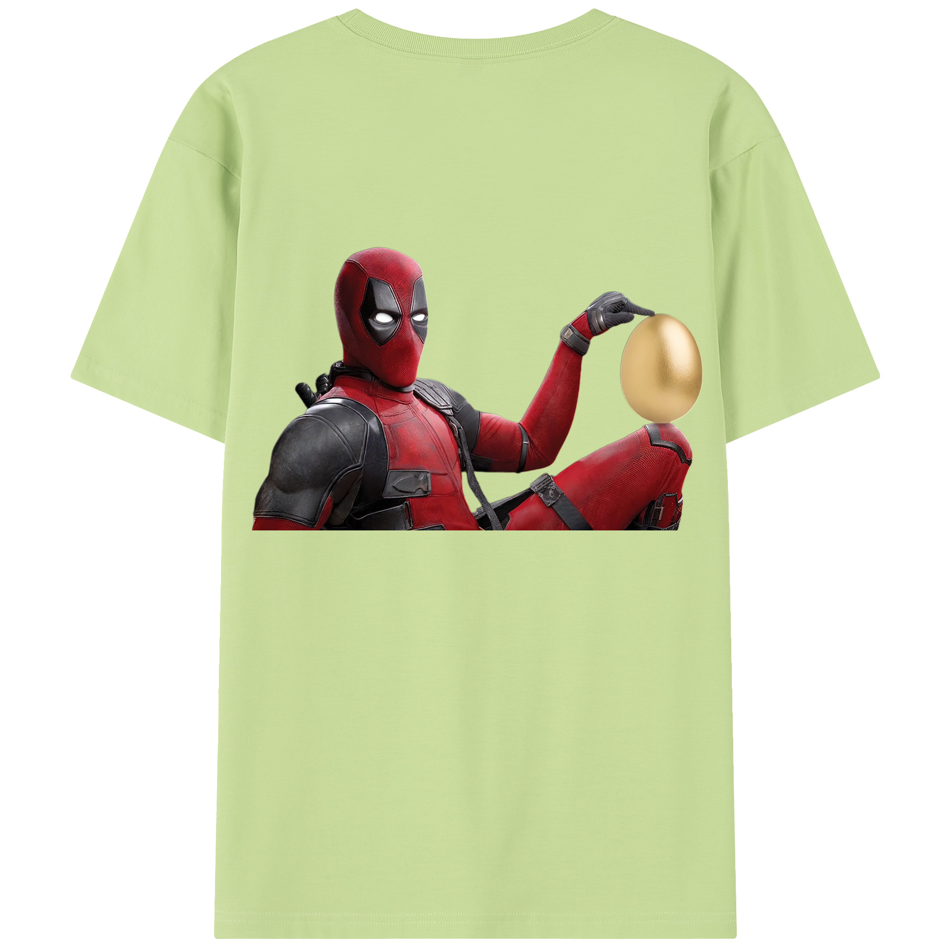 （画像用） Deadpool デッドプール 綿100％半袖Tシャツ（背面プリント）
